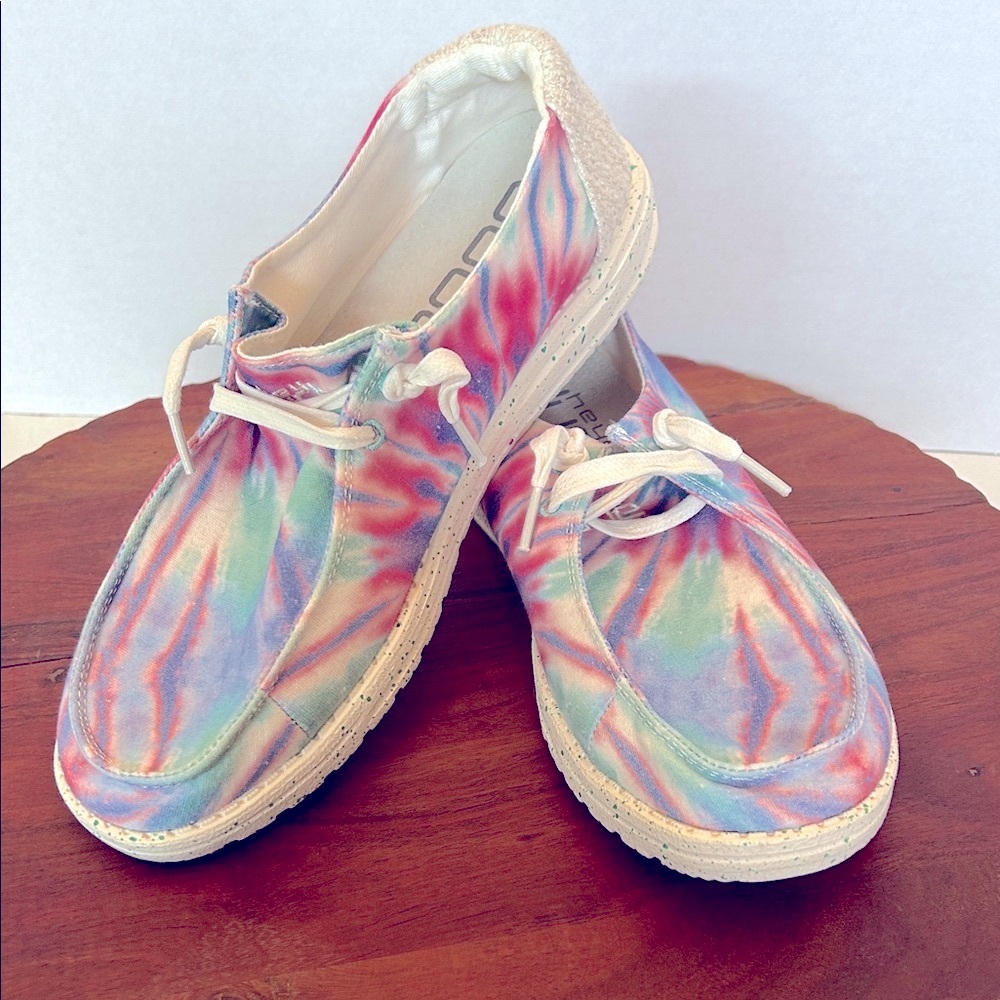 Hey Dude Multicolor Tie-Dye Shoes